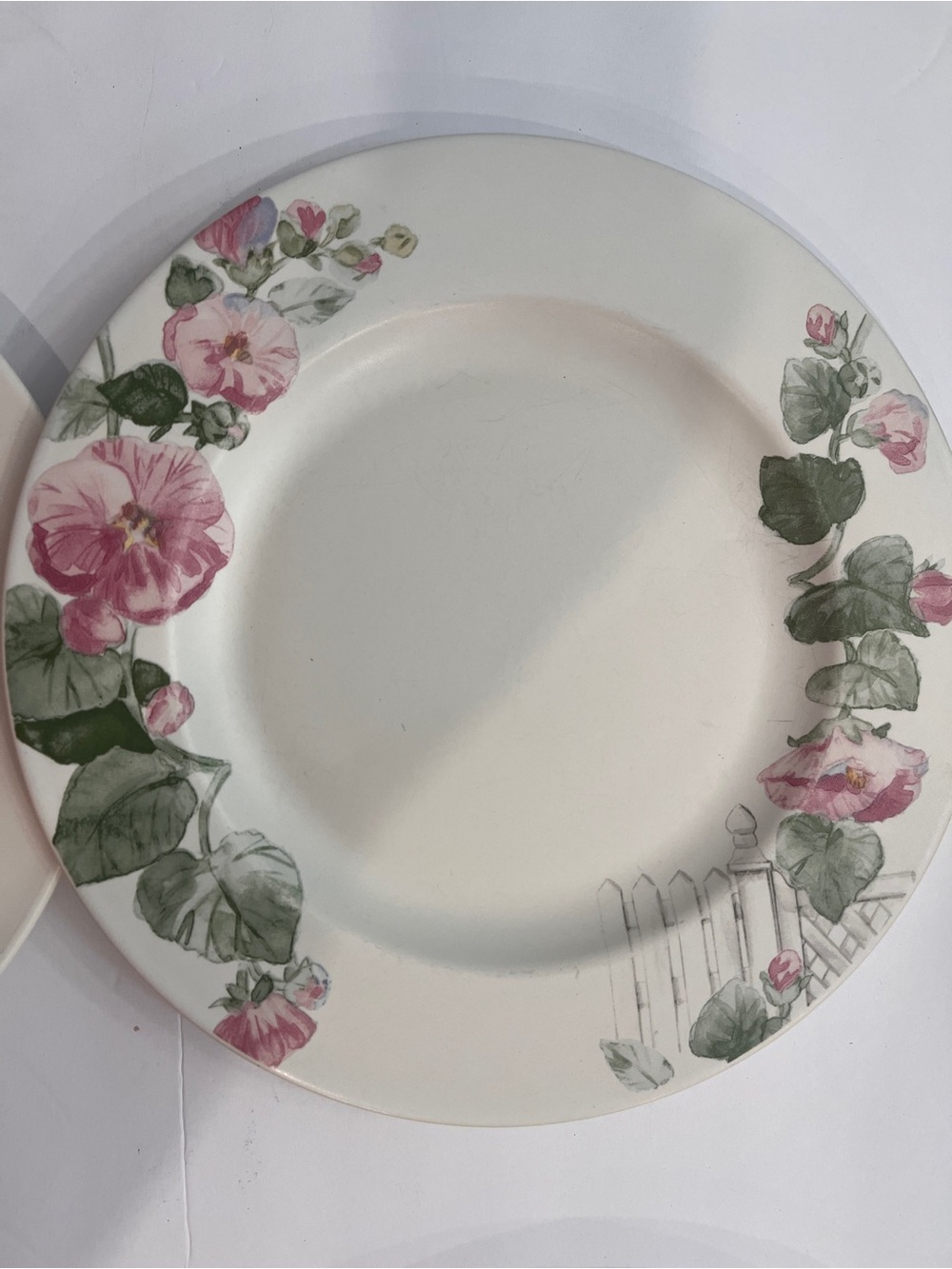 Pfaltzgraff Cape May Floral Garden Ceramic Dinner Plates- Set of 4